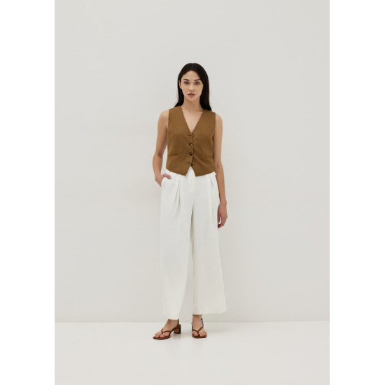 Cosette Pleated Tie Waist Culottes