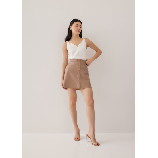 Arisse Satin Shell Top