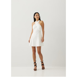 Analisse Linen Halter Neck Dress