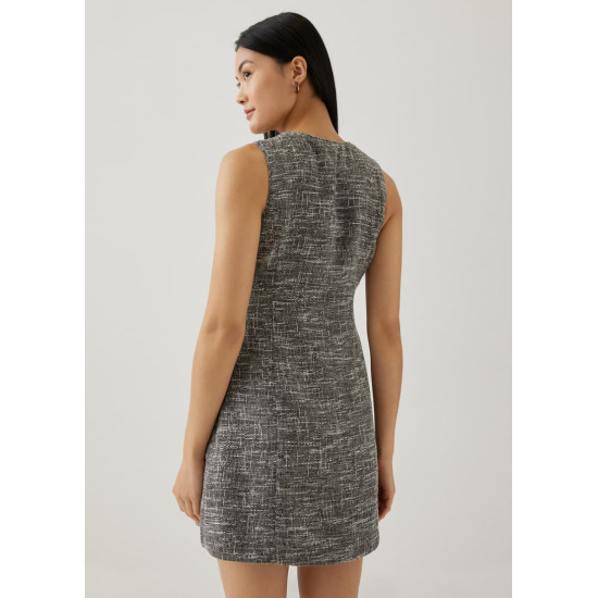 Cheyanne Tweed Wrap Dress