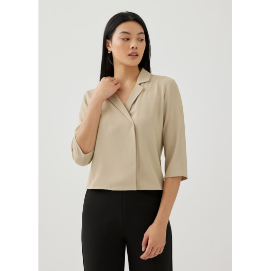 Maryanne Double Breasted Tailored Blouse