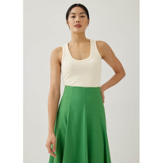 Fenna Ribbed Jersey Top