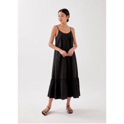 Philippa Cotton Ruffle Maxi Dress