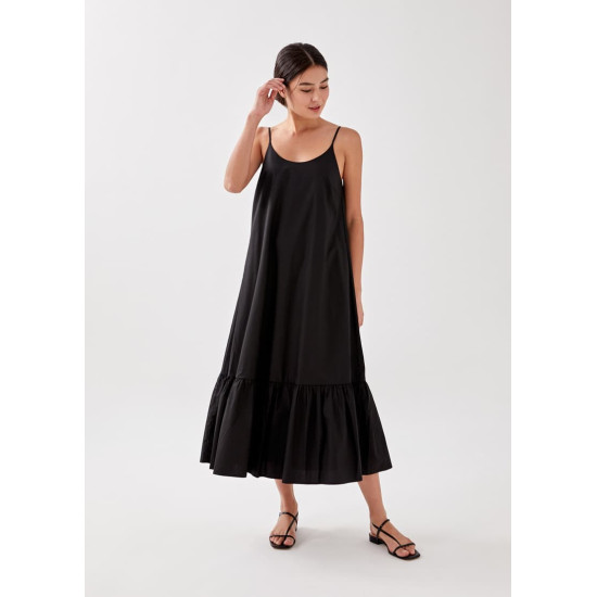 Philippa Cotton Ruffle Maxi Dress