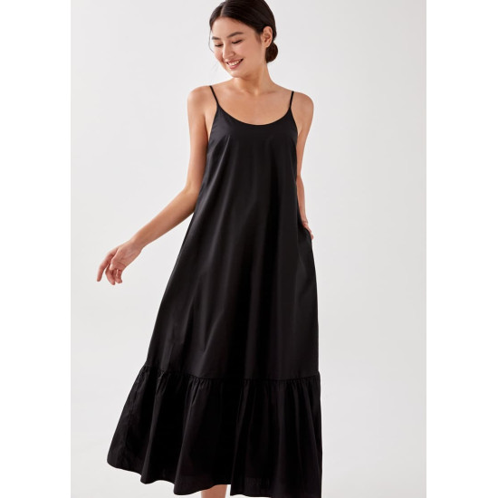 Philippa Cotton Ruffle Maxi Dress