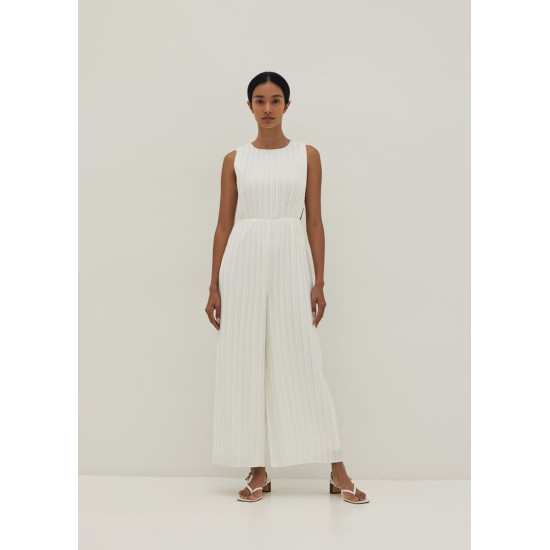 Journee Pleated Jumpsuit