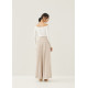 Aneth Pleated Straight Leg Pants