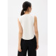 Relaxed V-neck Knit Vest