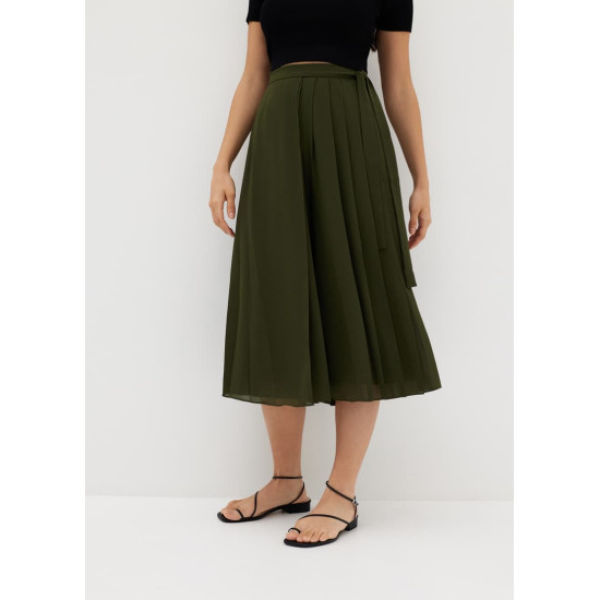 Marita Wrap Pleated Culottes