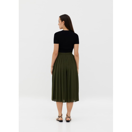 Marita Wrap Pleated Culottes