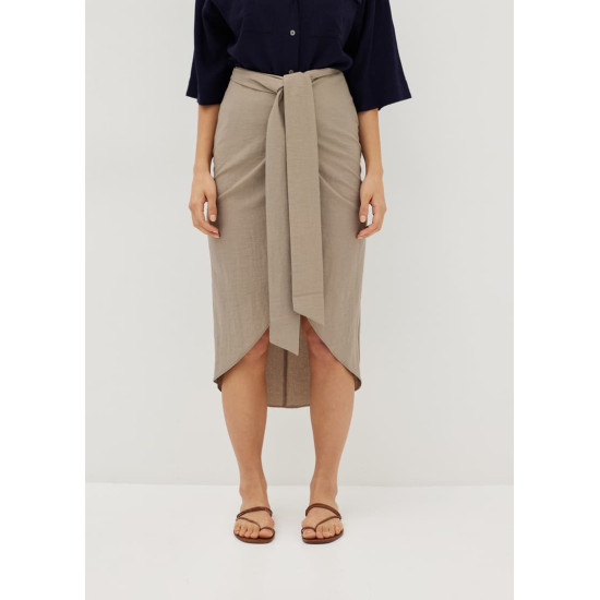 Carmen Drape Tie Skirt