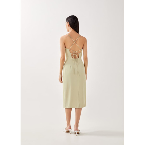 Arlenis Padded Cross Back Dress