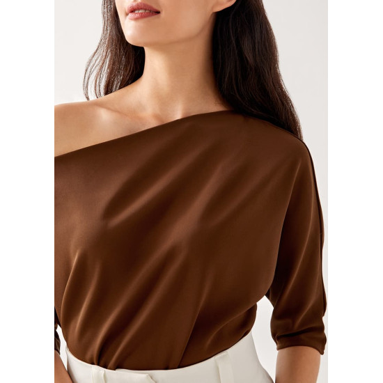 Melvie Relaxed Asymmetrical Top