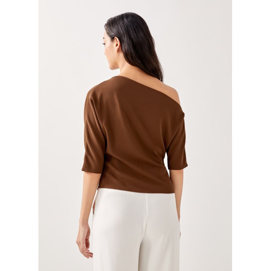 Melvie Relaxed Asymmetrical Top