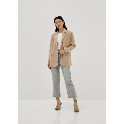 Relaxed Shoulder Padded Relaxed Blazer