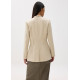 Belted V-neck Fitted Blazer