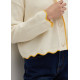 Hilda Contrast Wool Blend Cardigan