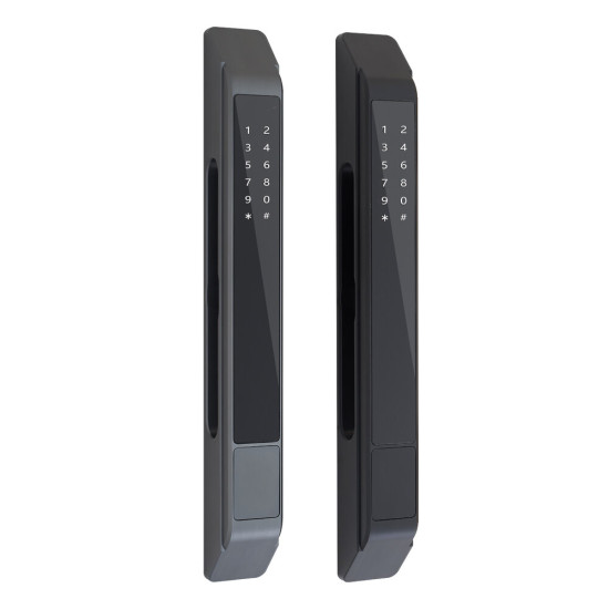 WF-021D Fully Automatic Unlocked Home Apartment Office Smart Fingerprint Digital Aluminum Door Lock Hidden Fingerprint Design