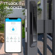 WF-021D Fully Automatic Unlocked Home Apartment Office Smart Fingerprint Digital Aluminum Door Lock Hidden Fingerprint Design