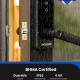  Proscenic L40 Smart Door bluetooth Lock Fingerprint/APP Password Key IC Card Unlock Intelligent Anti-theft Door Lock IP54 Home Lock Work with Alexa Google Assistant