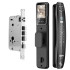 CS7 24*240mm Lock Body 3D Face Smart Door Lock Security Camera Monitor Intelligent Fingerprint Password Biometric Electronic Key Unlock Doorlock
