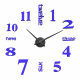 50-60CM/100-120CM 3D Vintage DIY Silent Mirror Wall Clock For Home Art Decor  - 1