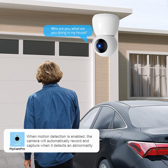 Surveillance Camera 1080P WIFI Camera Home Security Camera Indoor Camera WIFI Baby Monitor Audio Video APP Control