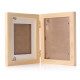 New Born Baby Hand Foot Print Soft Clay Photo Frame - Green