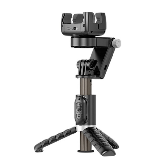 ToKQi Q18 Handheld Mobile Phone Gimbal Stabilizer bluetooth Selfie Stick Holder with Fill Light for iPhone Huawei Xiaomi