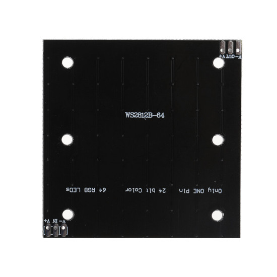 4Pcs WS2812 LED 5050 RGB 8x8 64 LED Matrix Built-in Full Color Driver Light Development Board for Arduino