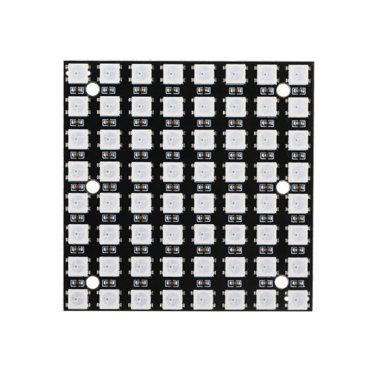 WS2812 LED 5050 RGB 8x8 64 LED Matrix Built-in Full Color Driver Light Development Board for Arduino
