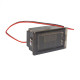 Waterproof Digital Battery Capacity Meter Tester 12V-60V Lithium Battery Capacity Indicator Car Voltage Meter Voltmeter - Red