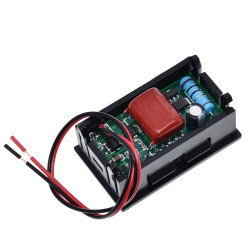 AC 70-500V 0.56inch Two-wire Digital Voltmeter LED Digital Display 2 Wires Red Green Blue Display AC Voltage Meter Head AC220V Mains Power 380V Industrial Power - Red