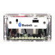 bluetooth Speaker Parts Electronic DIY Production Assembly Kit Student Teaching Training Welding Practice Component Pack - Transparent