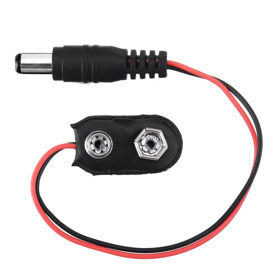 DC 9V Battery Button Power Plug Mega 2560 1280 UNO R3 132 9V Battery Buckle T Type/ I Type - I Type