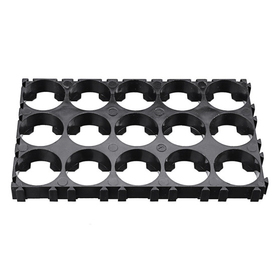 20pcs 3x5 Battery Spacer Plastic Holder 18650 Lithium Battery Support Combination Fixed Bracket With Bayonet