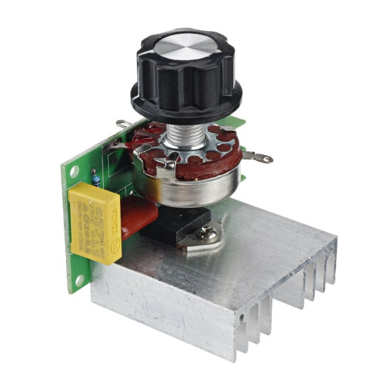 3Pcs 4000W SCR Electronic Voltage Regulator Speed Controller Control Board Governor Dimmer High Power Module AC 220V Resistive Load