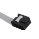 2.54mm FC-6P IDC Flat Gray Cable LED Screen Connected to JTAG Download Cable