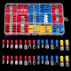 480/300/280Pcs Assorted Spade Terminals Insulated Cable Connector Electrical Wire Crimp Butt Ring Fork Set Ring Lugs Rolled Kit - 280pcs