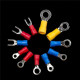 480/300/280Pcs Assorted Spade Terminals Insulated Cable Connector Electrical Wire Crimp Butt Ring Fork Set Ring Lugs Rolled Kit - 280pcs