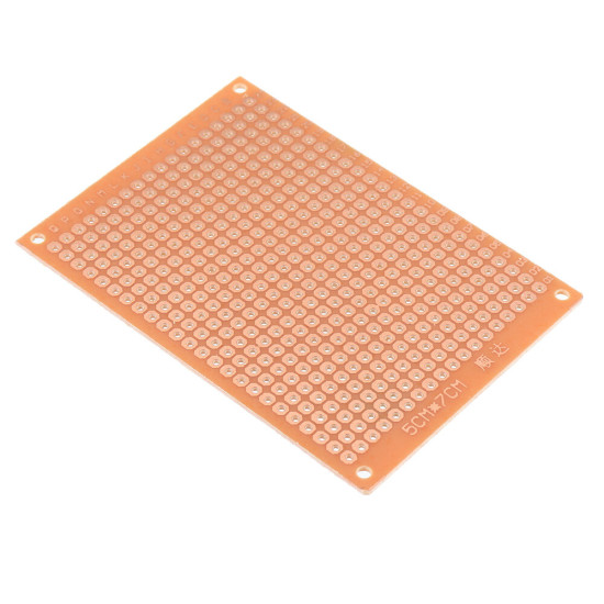 10pcs Universal PCB Board 5x7cm 2.54mm Hole Pitch DIY Prototype Paper Printed Circuit Board Panel Single Sided Board