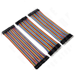 120pcs 40PIN 20CM Dupont Line Male to Male + Male to Female + Female to Female Jumper Dupont Wire Cable for DIY KIT