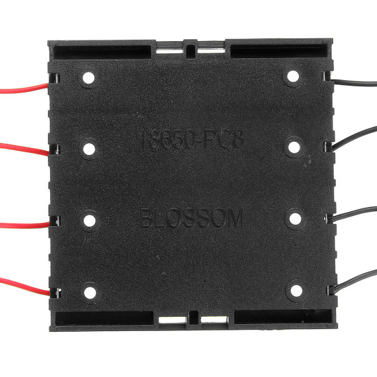 3pcs DIY 4 Slot 18650 Battery Holder With 8 Leads
