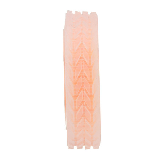 47*12mm/47*21mm 64T Transparent Tire Orange Rubber Wheel for Smart Robot Chassis Car - 21mm