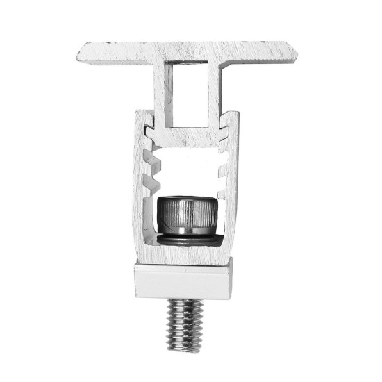 Sliver Aluminum Alloy Solar Panel Mounting Bracket 19mm-29mm Adjustment Range for Framed Solar Panel
