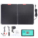 ETFF 12V 60W Folding Solar Panel 30A 60A 100A Waterproof Outdoor Battery Charger for Mobile Phones Power Bank Camera Tablet PC Car With PD QC3.0 MTTP Controller - 30A
