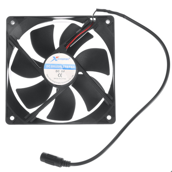 6V 1.8W Mini Solar Exhaust Fan with Solar Panel Plug and Play Brushless Motor High Air Volume for Computer Cabinet Heat Dissipation