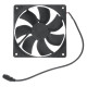 6V 1.8W Mini Solar Exhaust Fan with Solar Panel Plug and Play Brushless Motor High Air Volume for Computer Cabinet Heat Dissipation