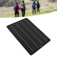 10W Outdoor Solar Charging Power Charger 12V Single Crystal Solar Panel Anti-electricity-deficit Trickle with OBD Charging for Automobile