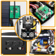 Solar ESP32-32 Camera Programming Education Robot Car IoT Ultrasonic Intelligent Programming Robot